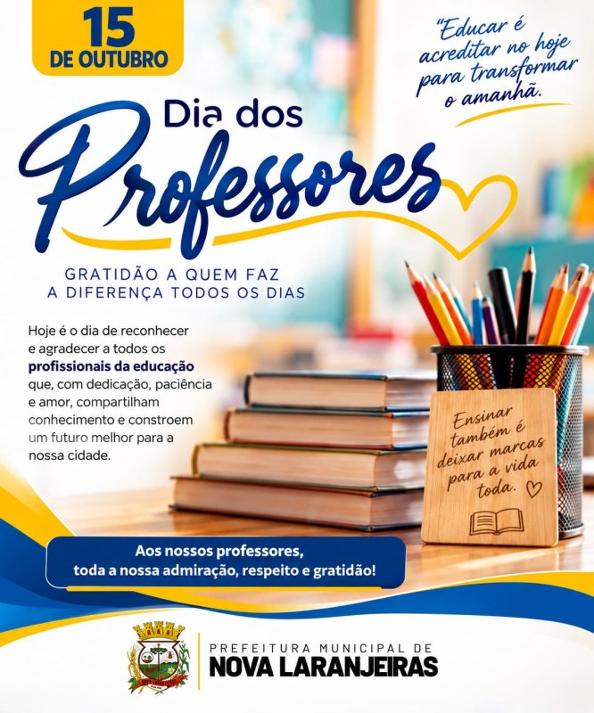 Feliz Dia dos Professores
